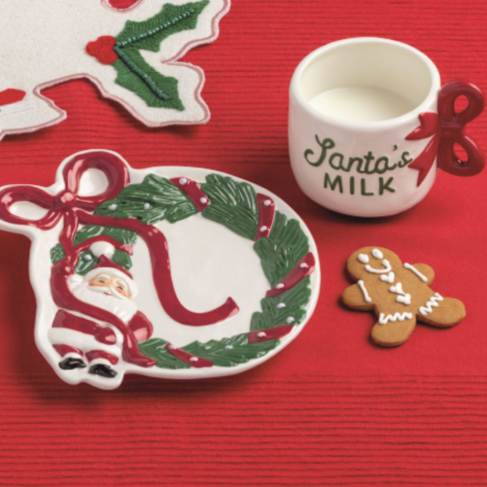 Santa Milk & Cookies Set