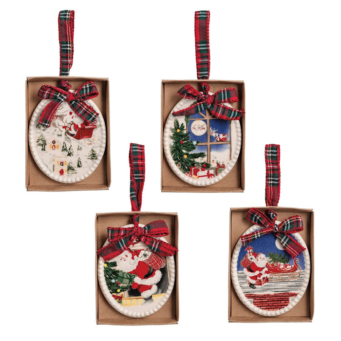 Santa Scene Ornament