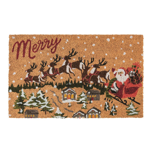 Santa's Sleigh Doormat