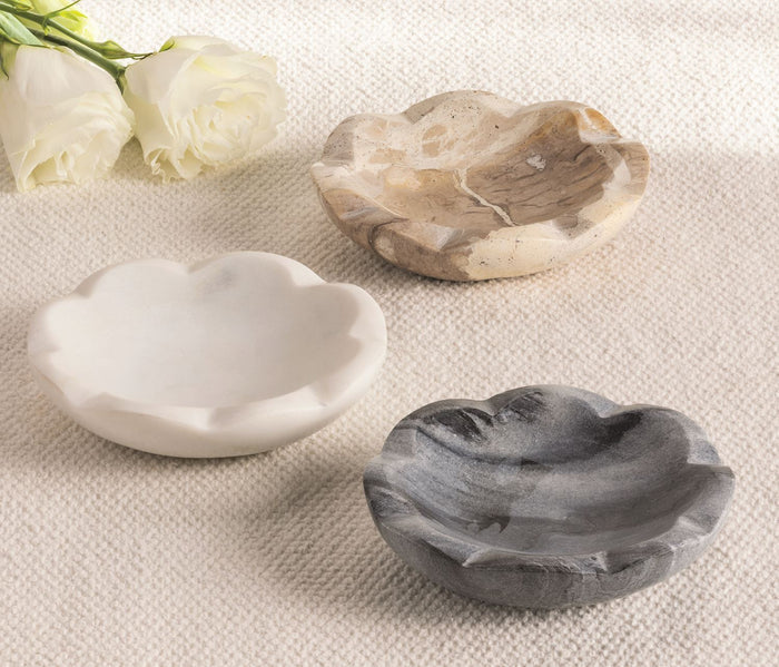 Scallop Marble Dish - Madison's Niche