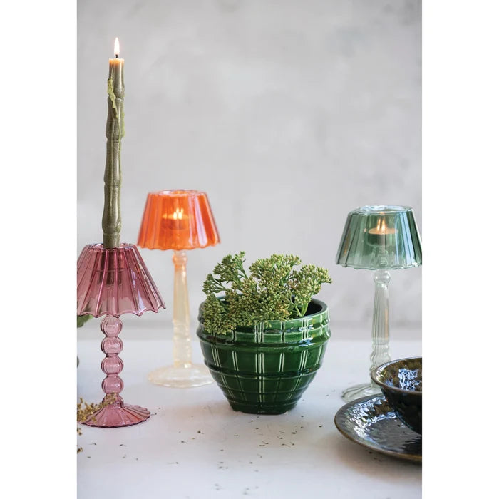 Scalloped Candle Holder Table Light - Madison's Niche