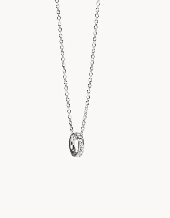 Sea La Vie Necklace Grateful in Silver - Madison's Niche