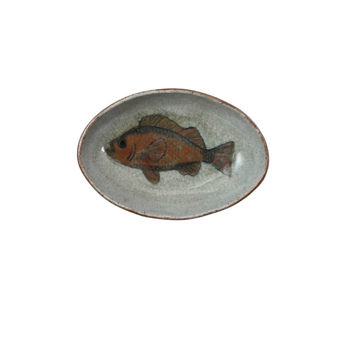 Sea Life Oval Dish - Madison's Niche