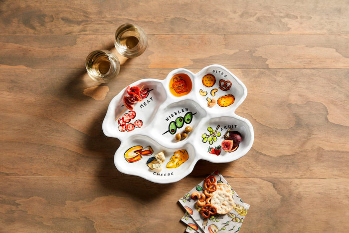 Sectioned Charcuteries Platter - Madison's Niche
