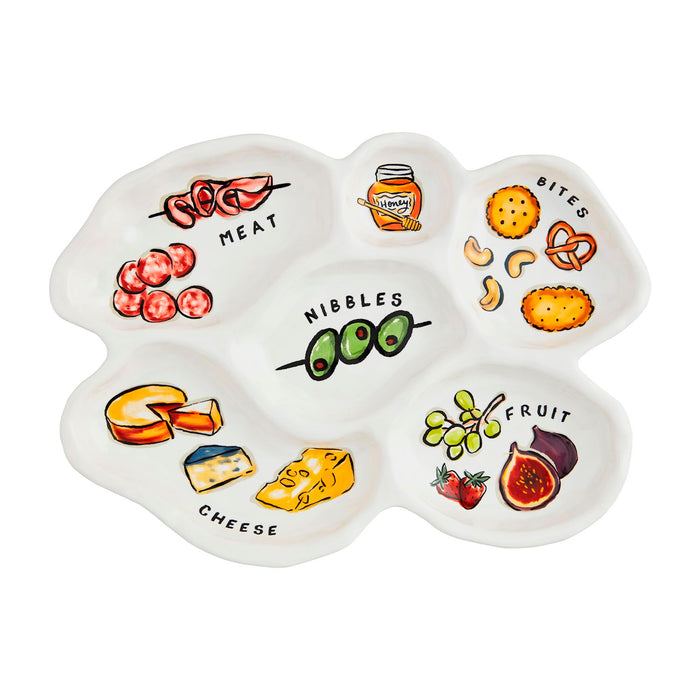 Sectioned Charcuteries Platter - Madison's Niche