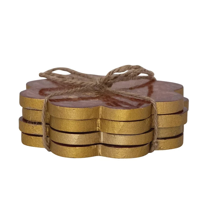 Set of 4 Flower Coaster - Madison's Niche