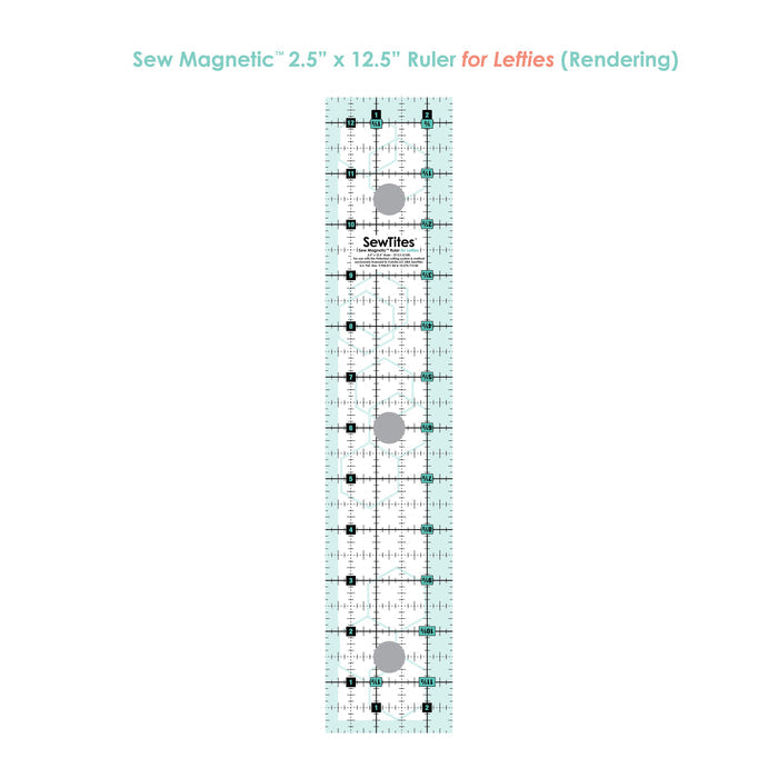 Sew Magnetic 2.5" x 12.5" Ruler
