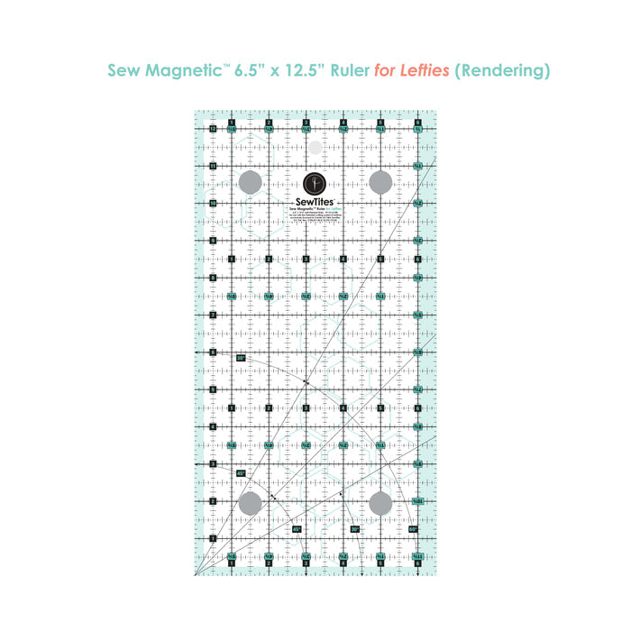 Sew Magnetic 6.5" x 12.5" Ruler by SewTites