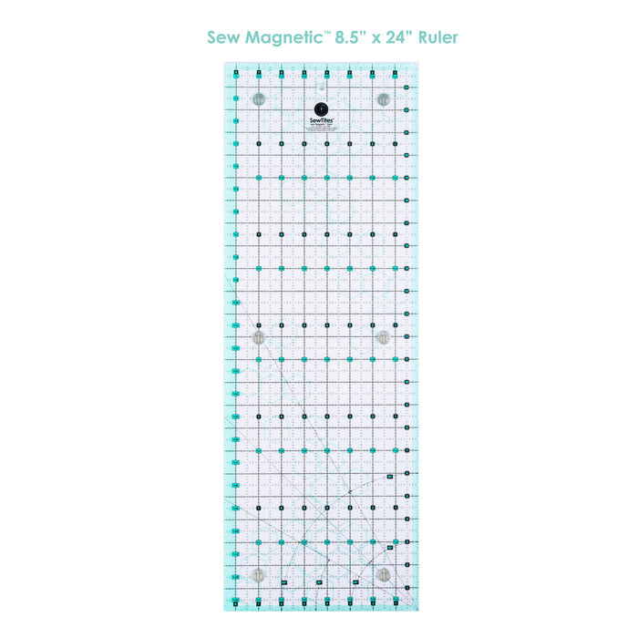 Sew Magnetic 8.5" x 24" Ruler by SewTites