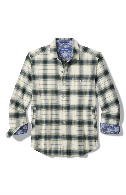 Shaw Island Shirt Jacket in Dark Jade - Madison's Niche