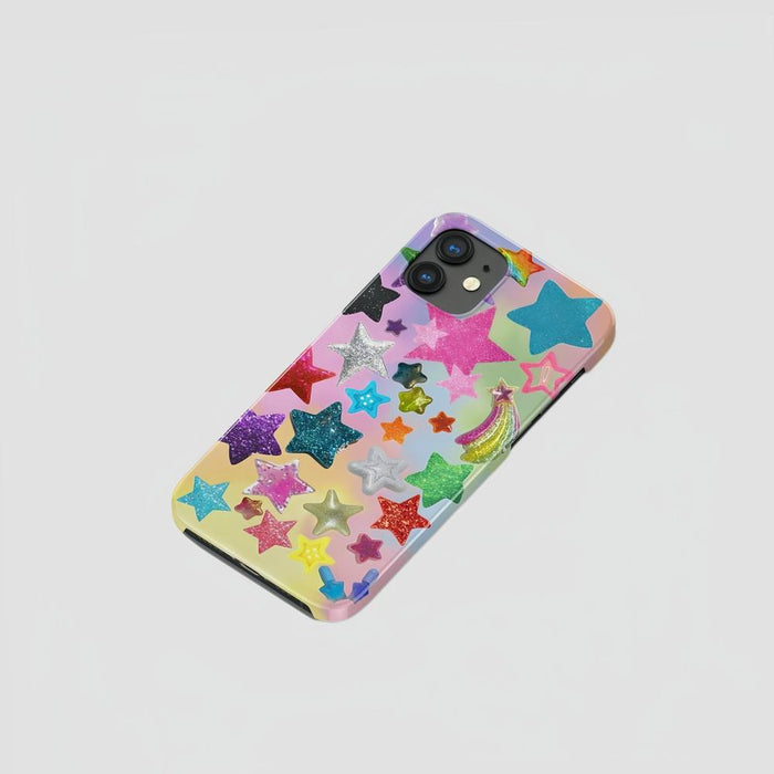 Luminous glamorous aesthetic Shining Stars Case. Catchy star motifs that attract light easily.