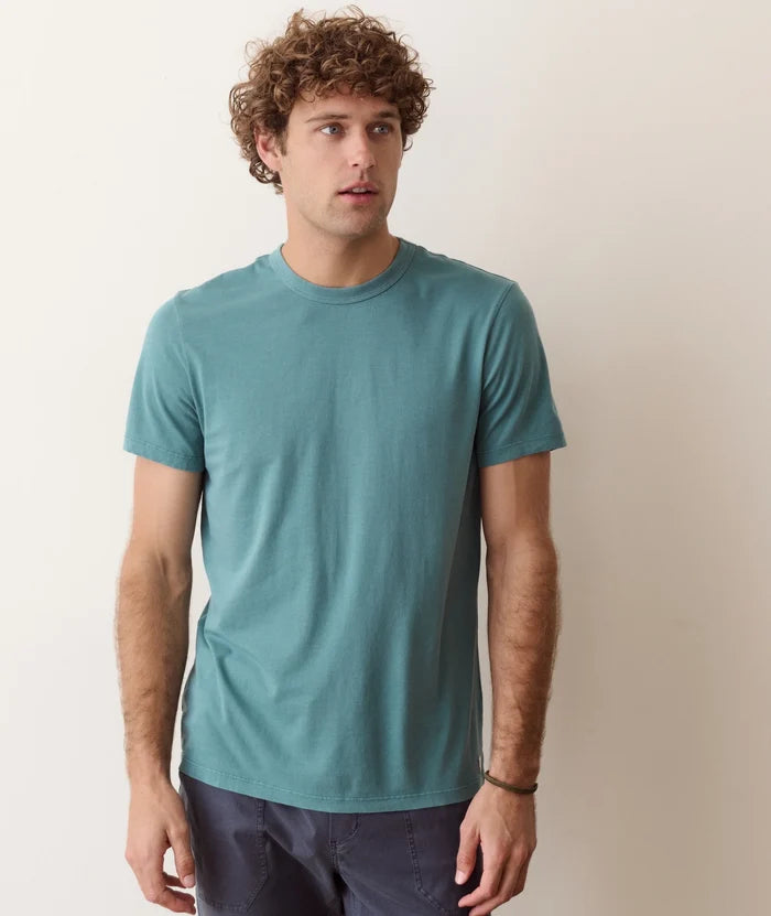 Signature Crew Tee in Hydro