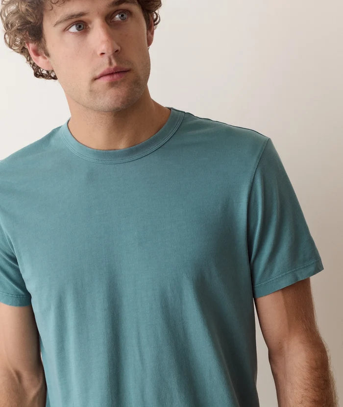 Signature Crew Tee in Hydro