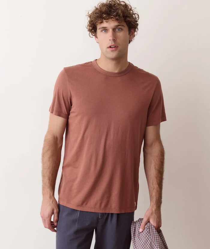 Signature Crew Tee in Tortoise Shell