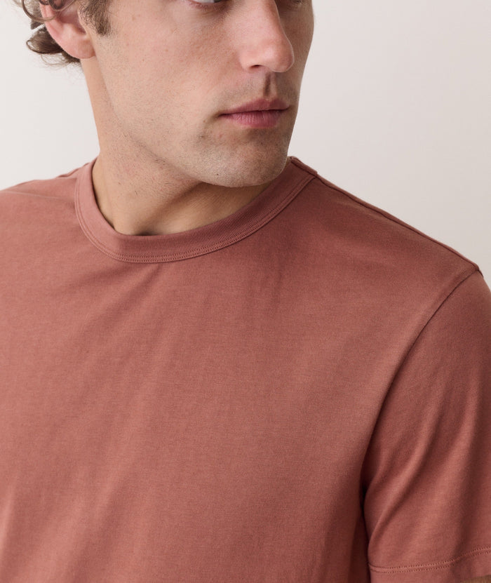Signature Crew Tee in Tortoise Shell