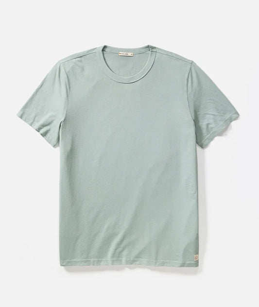 Signature Sea Change Crew Tee in Green - Madison's Niche