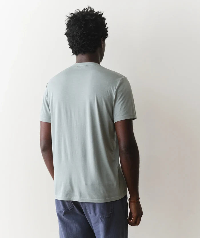 Signature Sea Change Crew Tee in Green - Madison's Niche