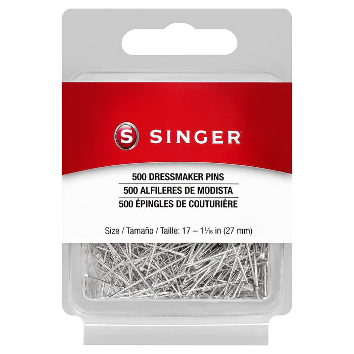 SINGER® 500 Dressmaker Pins - Size 17, 1-1/16"