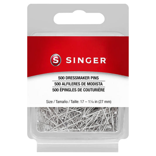 SINGER® 500 Dressmaker Pins - Size 17, 1-1/16"
