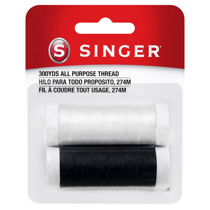 SINGER® All Purpose Polyester Thread Spools 2-Pack