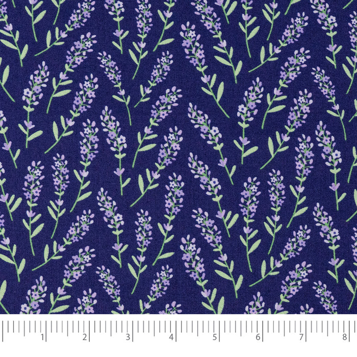 SINGER®  Fabric,  100% Cotton, 44 Inch Wide, Lilac Spring Purple, Cut by the Yard