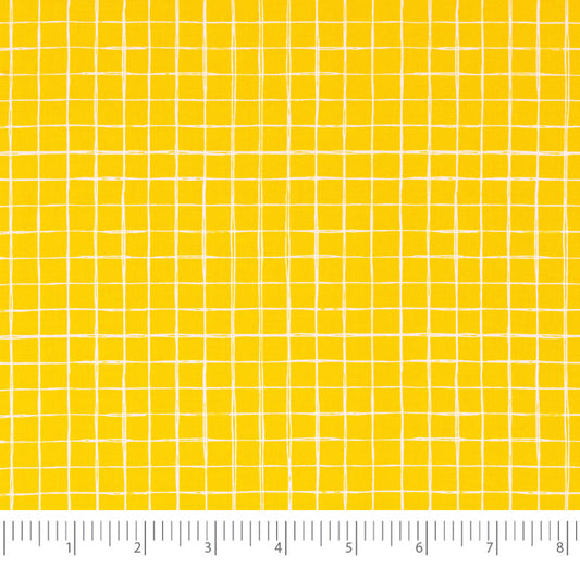 SINGER®  Fabric,  100% Cotton, 44 Inch Wide, Yellow Gingham, Cut by the Yard