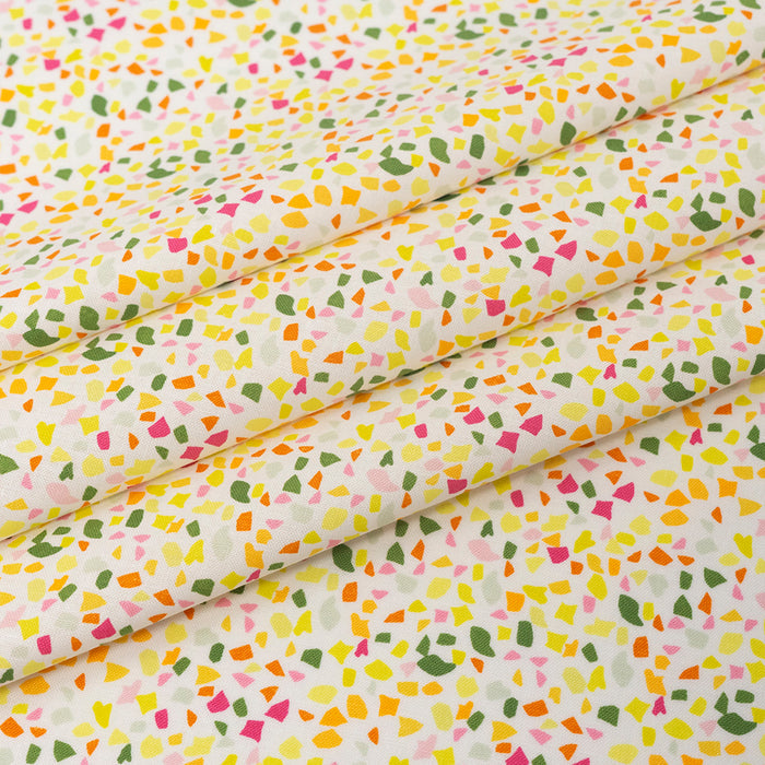 SINGER® Fabric, 100% Cotton, Yellowparty Confetti, Cut by the Yard