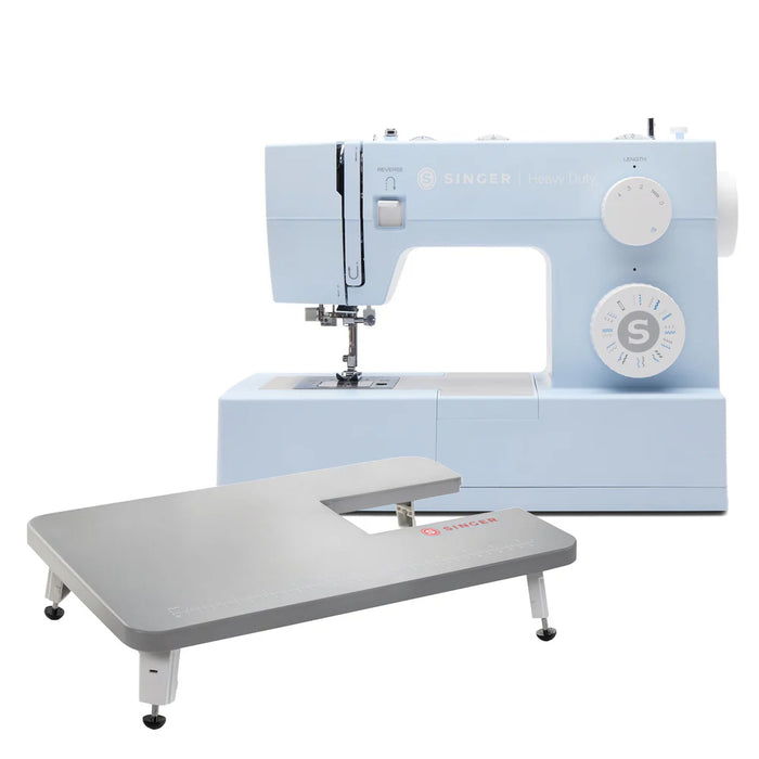 SINGER® Heavy Duty 4423 Meltwater Blue Sewing Machine & Extension Table Bundle