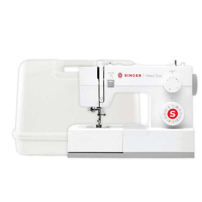 SINGER® Heavy Duty 4452 White Sewing Machine & Hard Case Bundle