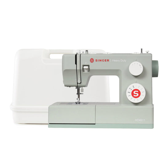 SINGER® Heavy Duty 4511™ Sage Sewing Machine & Hard Case Bundle