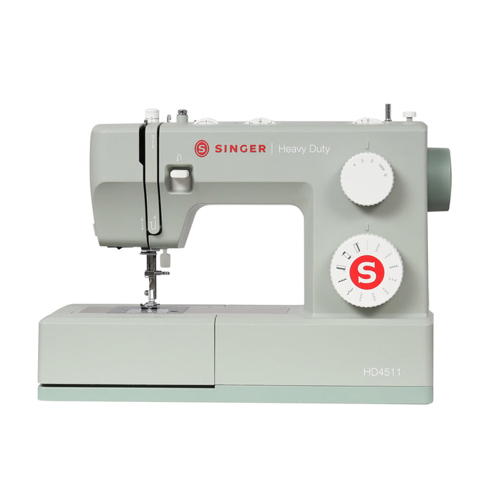 SINGER® Heavy Duty 4511™ Sage Sewing Machine & Hard Case Bundle