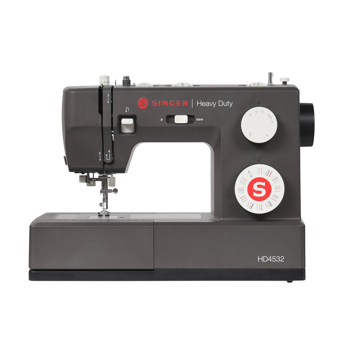 SINGER® Heavy Duty 4532™ Charcoal Sewing Machine & Hard Case Bundle