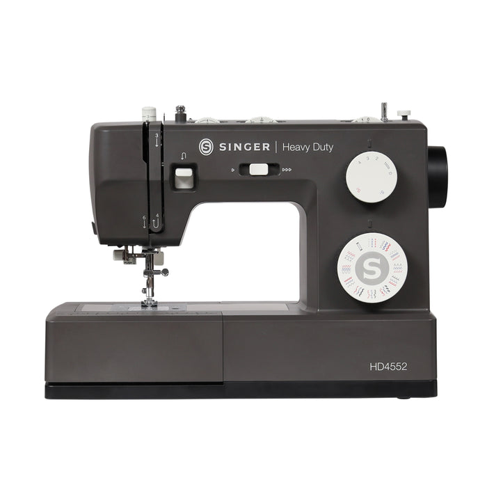 SINGER® Heavy Duty 4552™ Charcoal Sewing Machine & Hard Case Bundle