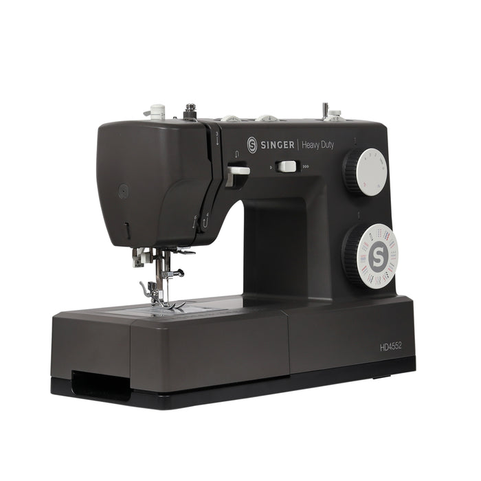 SINGER® Heavy Duty 4552™ Charcoal Sewing Machine & Hard Case Bundle