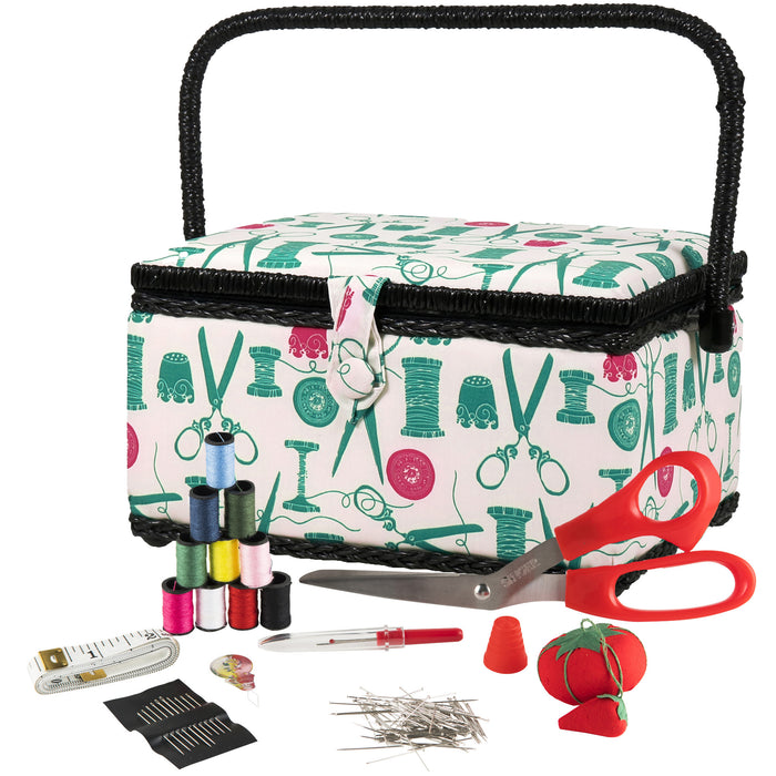 SINGER® Large Sewing Basket Kit