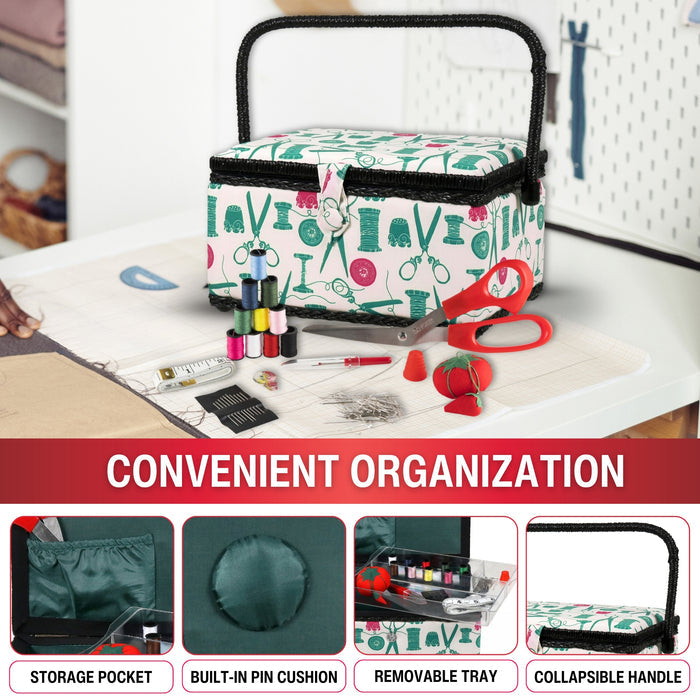 SINGER® Large Sewing Basket Kit