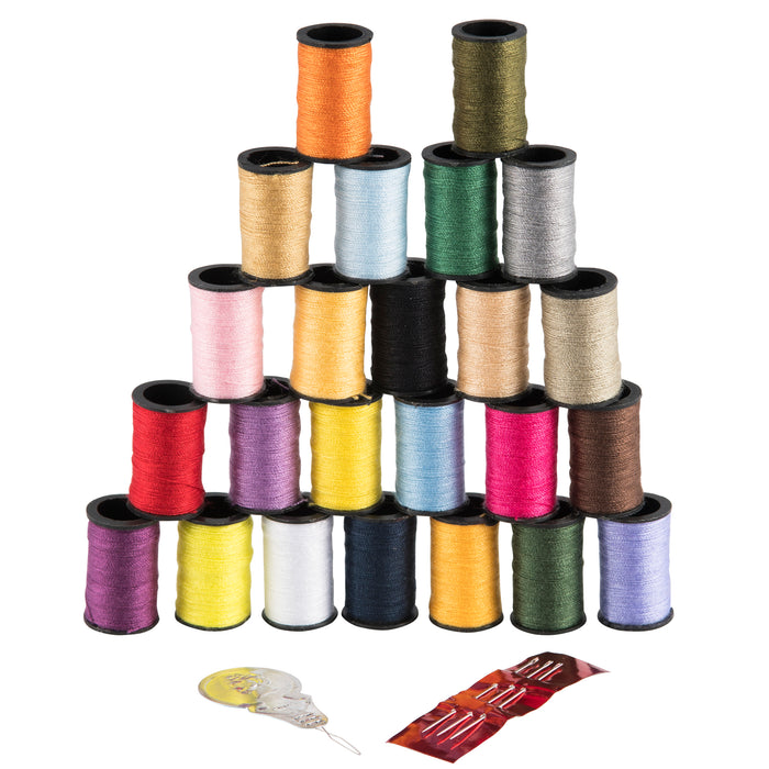 SINGER® Multi-Colored Polyester Thread Spools 24-Pack