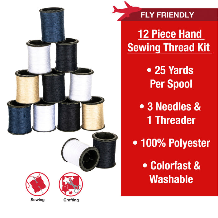 SINGER® Polyester Thread Spools 12-Pack