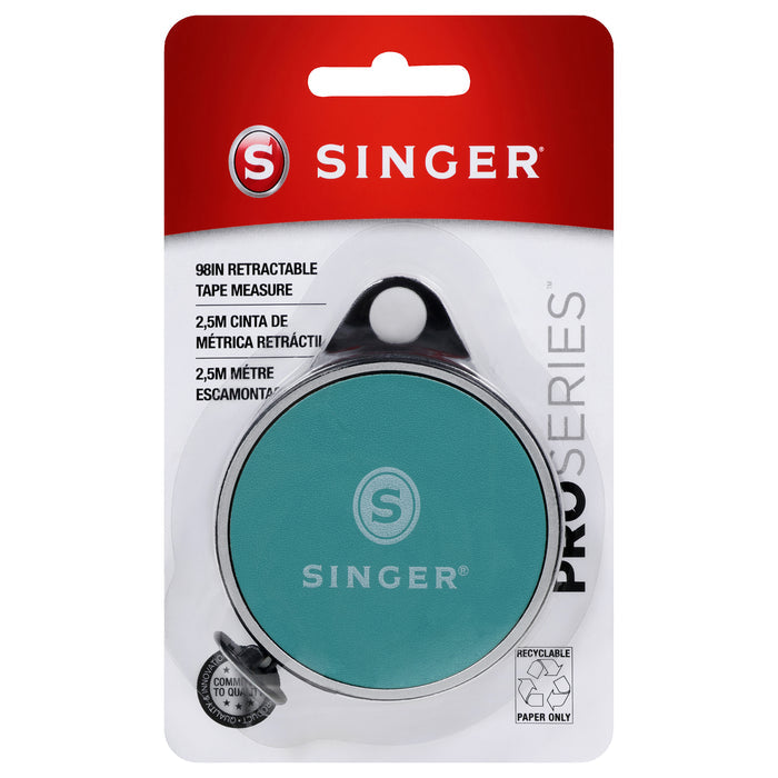 SINGER® ProSeries™ 96 inch Leatherette Retractable Pocket Tape Measure
