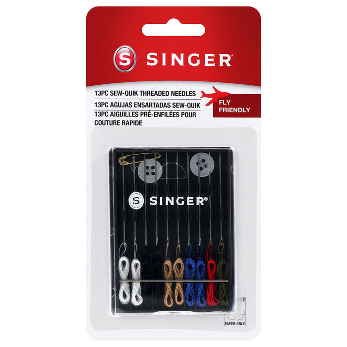 SINGER® Sew-Quik Threaded Hand Needles 13-Pack