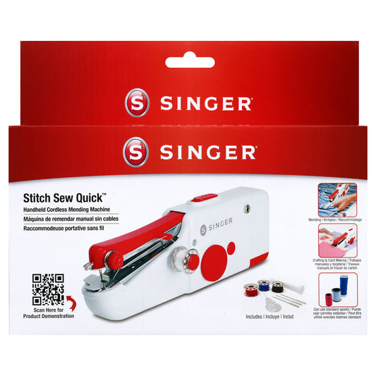 SINGER® Stitch Sew Quick™ - (Single Thread) Hand Held Mending Machine