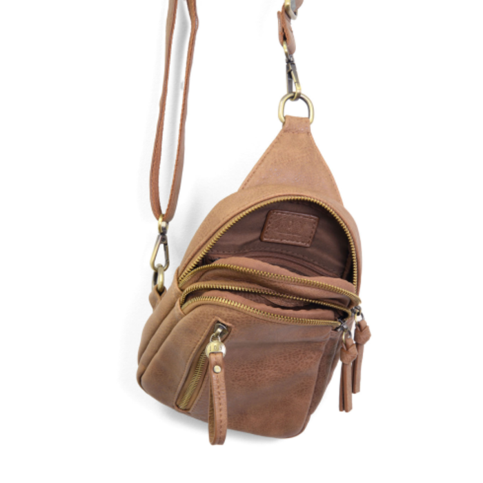 Skyler Sling Bag in Cocoa - Madison's Niche