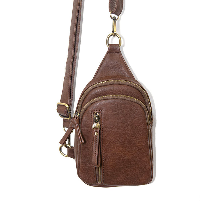Skyler Sling Bag in Mocha - Madison's Niche
