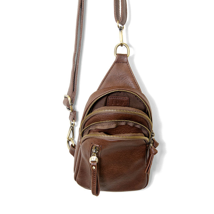 Skyler Sling Bag in Mocha - Madison's Niche