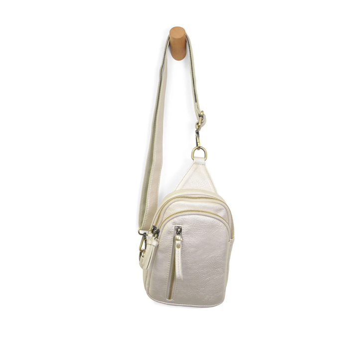 Skyler Sling Bag in Pearl