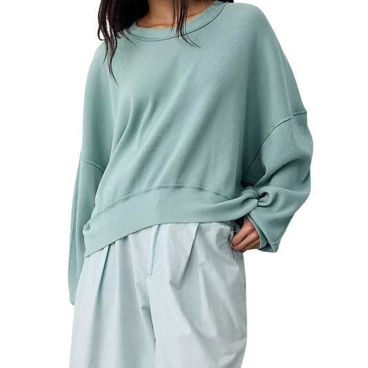 Skyline Tee in Aqua