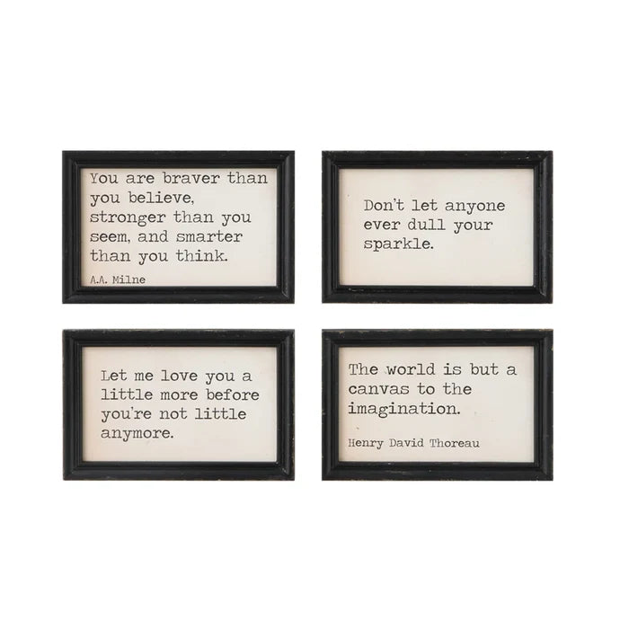 Small Wood Quote Sign - Madison's Niche
