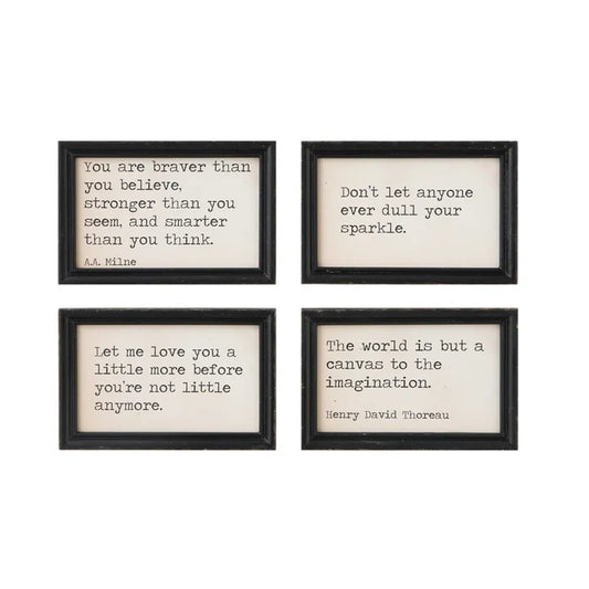Small Wood Quote Sign - Madison's Niche