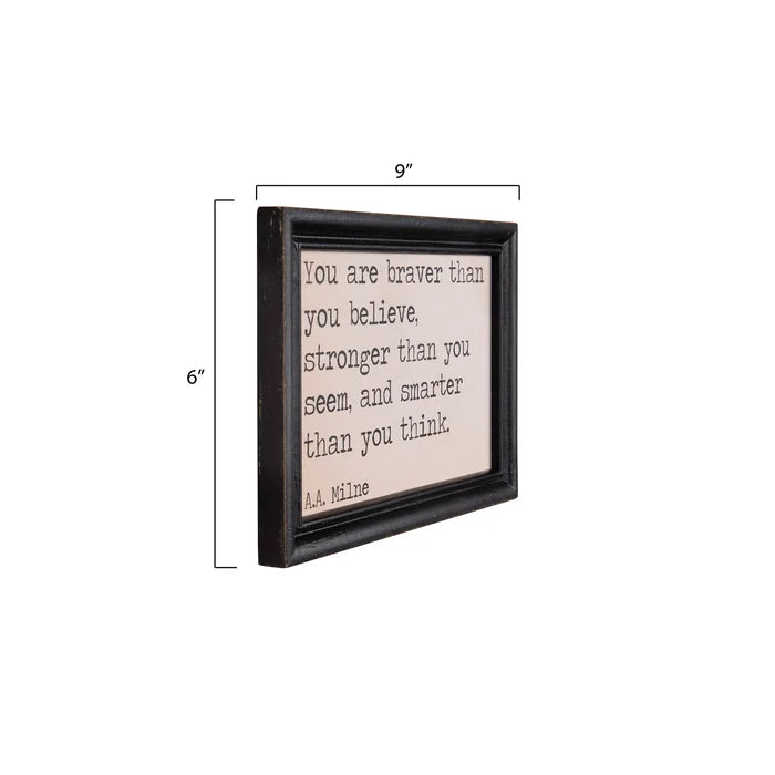 Small Wood Quote Sign - Madison's Niche