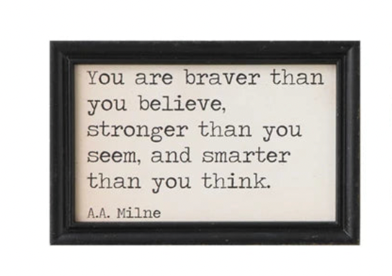 Small Wood Quote Sign - Madison's Niche